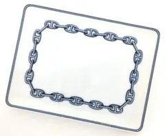 未使用品】HERMES エルメス シェーヌダンクル スクエアプレート 皿 箱