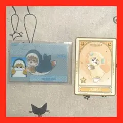 モフサンド mofusand　購入特典ノベルティ　カードケース　さめにゃん