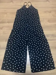 GU ドット柄　サロペット　150cm