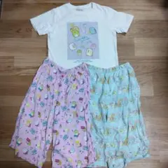 ユニクロ　すみっコぐらし　リラコ2枚　Tシャツ1枚　140