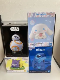 値下げ格安、本日中!!、キャラクター フィギュア 4点セット まとめ売り