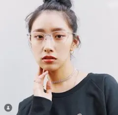 値下げ　Zoff×中田クルミ クリア サングラス NEO MODERN GIRLのサムネイル