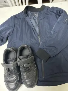 COMME CA ISM ジャケット 120A + スニーカーセット