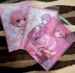 すとぷり　さとみ　クリアファイル　缶バッジ　セット