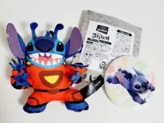ディズニー スティッチ ぬいぐるみ バッジ付き