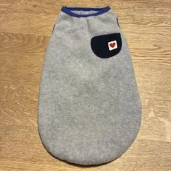 【DML】ダックス　服　ポケット付き バイカラー フリース タンクトップ