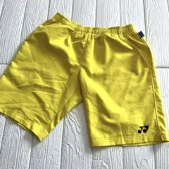 yonex ヨネックス　ハーフパンツ　ベリークール　M 黄色　イエロー
