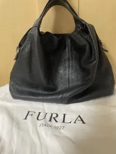 FURLA (フルラ)ブラック レザー ハンドバッグ