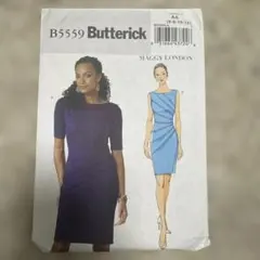 Butterick B5559 ドレスパターン 6-12サイズ