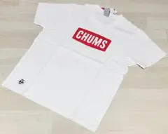 チャムス レディース tシャツ ウェア ロゴ Lサイズ ホワイト レッド 新品のサムネイル