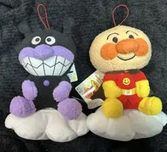 【新品】アンパンマン・バイキンマン　ぬいぐるみ　セット