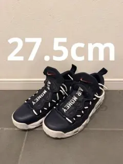 NIKE AIR MORE MONEY ネイビー スニーカー　27.5cmのサムネイル