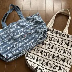 Cecil McBee デニムトートバッグ　アリス