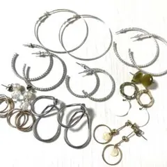 フープイヤリングセット 多様なデザイン