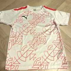 プーマ Tシャツ サッカー 練習着 150 ネオンピンク