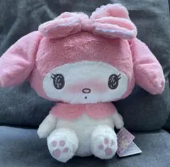 タイムセール！！マイメロディ ラブリーパフBIGぬいぐるみ サンリオ