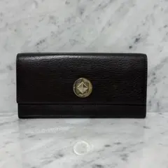 kate spade ケイトスペード 長財布 本革 レザー ブラウン ロック