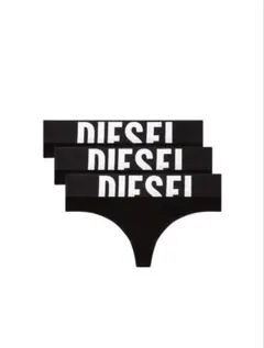 DIESEL ブラック Tバックショーツ 3枚セット