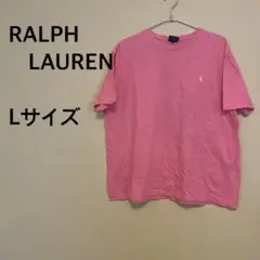 RALPH LAUREN/メンズ/半袖/Tシャツ/ピンク/無地