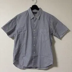COMME des GARCONS HOMME ストライプ半袖シャツ M - メルカリ