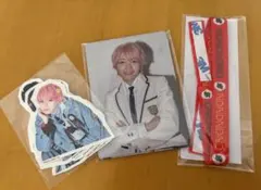 なにわ男子 HARD WORK 特典 トレカ シール セット スマホリボン