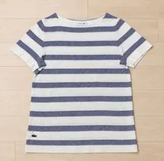 LACOSTE 半袖 ボーダー ニット サイズ36