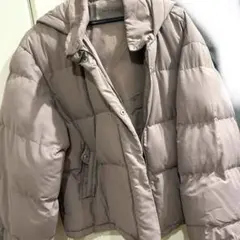 NICE CLAUP ダウンジャケット　フード付き