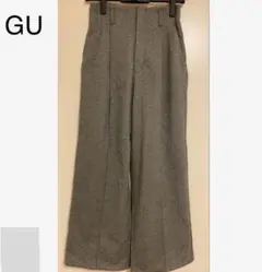 GU ジーユー ブラッシュドジャージー ワイドパンツ