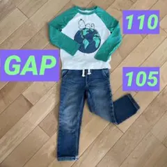 GAP 長袖カットソー デニム セット 100〜110