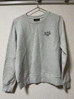 A.P.C. グレー クルーネックスウェットのサムネイル