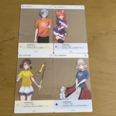 にじフェス　にじさんじ　SNS風ランダムクリアカード Iグループ　4枚セット