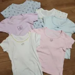 女の子用肌着 6枚セット 110cm