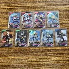 仮面ライダー トレーディングカード 9枚セット