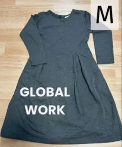 GLOBAL WORK ワンピース チャコールグレー マタニティ Mのサムネイル