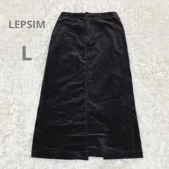 【LEPSIM レプシィム】　タイトスカート Lサイズ　コーデュロイ　ポケット