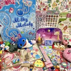 平成レトロ まとめ売り お道具箱 ペンポーチ メモ帳 レターセット ストラップ他