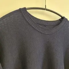 パラスパレス　ネイビー クルーネック 長袖のサムネイル