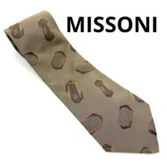 MISSONI CLASSICOネクタイ シルク100%イタリア総柄ヴィンテージのサムネイル