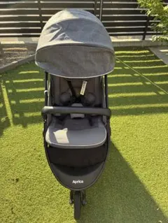 Aprica ベビーカー 3輪バギー　グレー