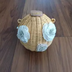 Kate Spade 花モチーフ かごバッグ