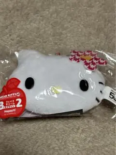 ハッピーくじ　ハローキティ50th フェイスチャーム