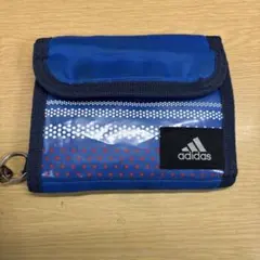 adidas 三つ折り財布 ウォレット ブルーのサムネイル
