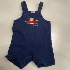 ミキハウス　オーバーオール　ロンパース 70〜80cm