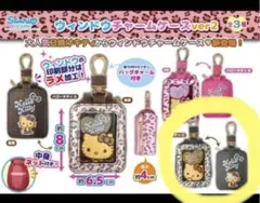 ハローキティ ヒョウ柄　ポーチ　ウィンドウチャームケース　ギャル