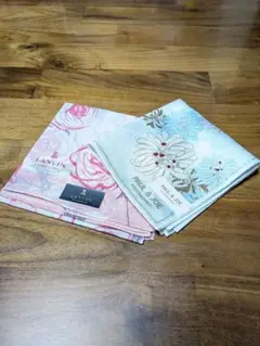 LANVIN & PAUL & JOEPAUL 花柄ハンカチ