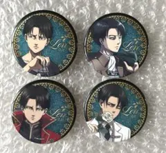 進撃の巨人♢リヴァイ カラ鉄コラボ缶バッジ