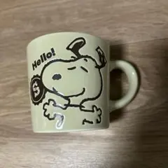 スヌーピー＆ウッドストック マグカップ ベージュ