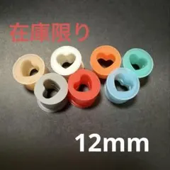 ボディピアス シリコン　ハート　ロブ トンネル　ラージホールのサムネイル