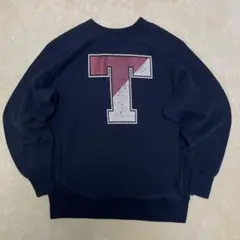 名門校 イニシャル両面 『T』『 MIT 』Champion リバースウィーブ