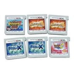 ポケットモンスター 等3DSソフト 6本セット